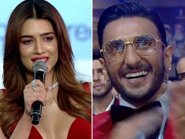 When Don 3 Co-stars Kriti Sanon and Ranveer Singh Manifested Working Together at Filmfare Awards 