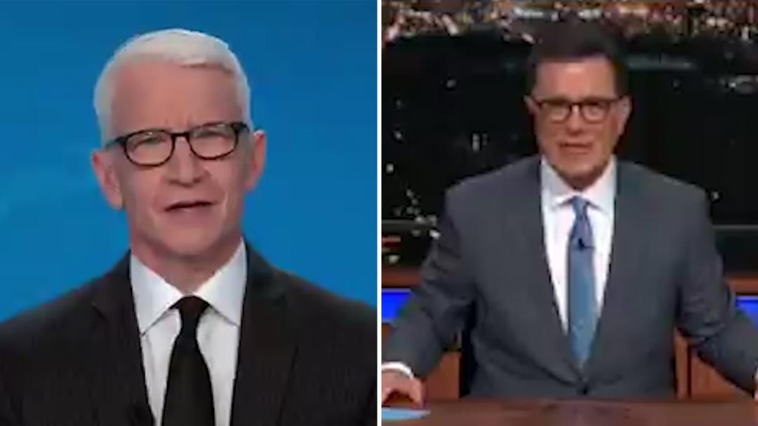 Anderson Cooper 'shocked and saddened' by Colbert axing