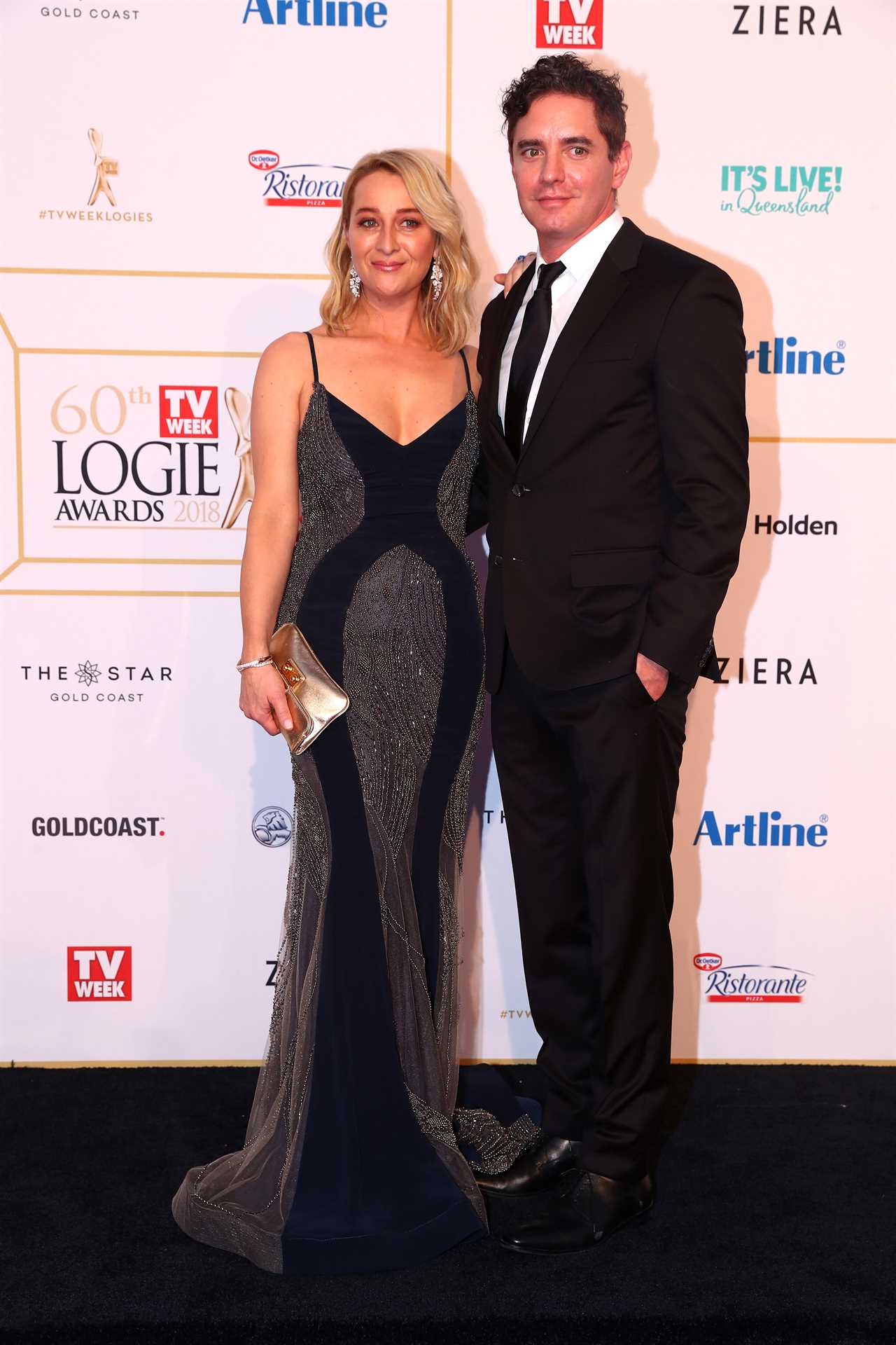Asher Keddie and Vincent Fantauzzo
