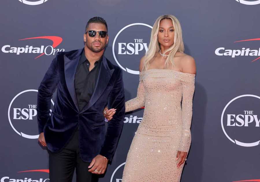 Ciara and Russell Wilson Are Arm-in-Arm at the 2025 ESPY Awards Red Carpet
