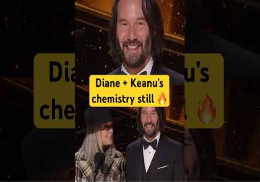 Keanu Reeves and Diane Keaton's Cute Rom-Com Reunion at 92nd #Oscars #shorts