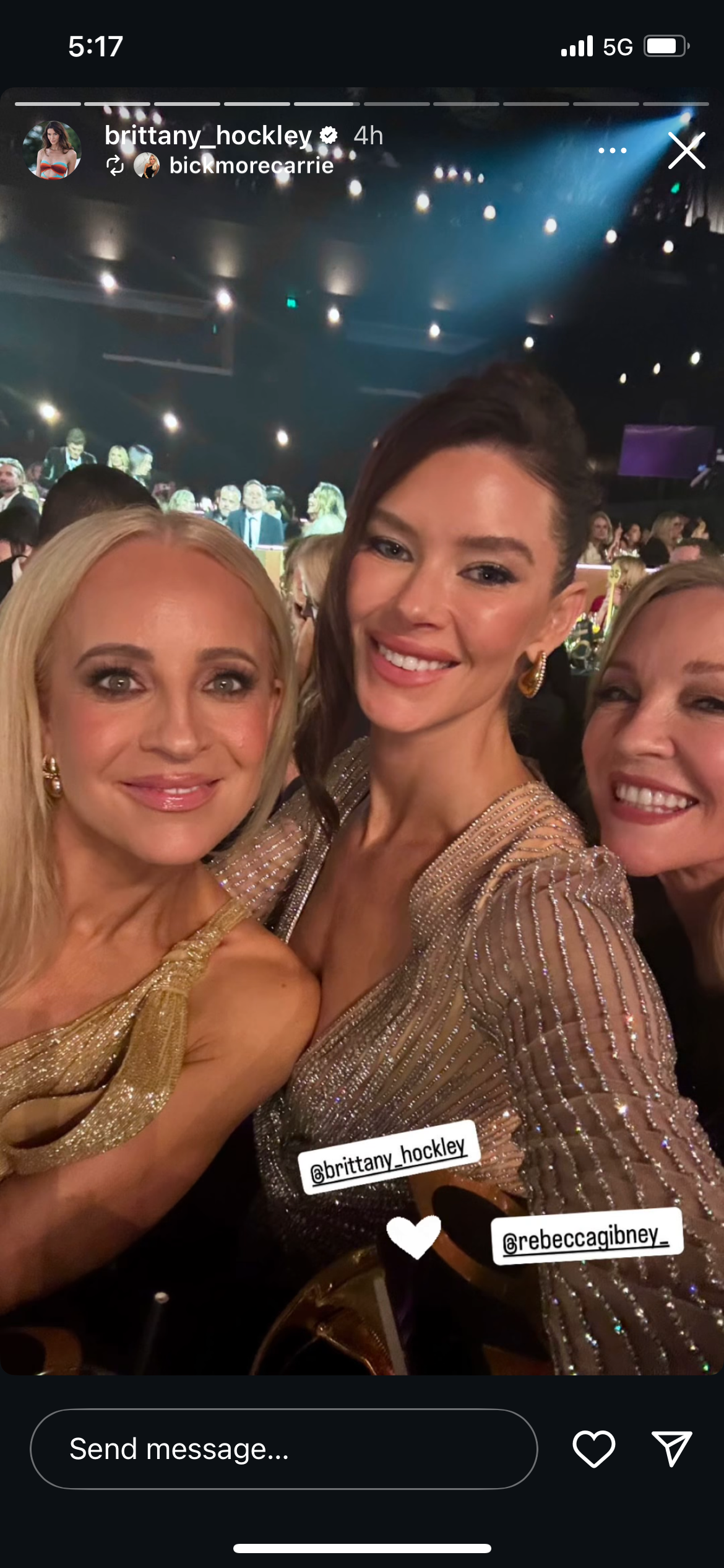 Carrie Bickmore, Brittany Hockley and Rebecca Gibney and the 2025 Logies