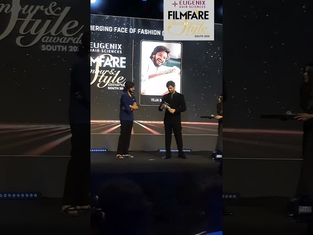 Teja Sajja Wins Emerging Face of Fashion (Male) | Filmfare Glamour and Style Awards 2025 