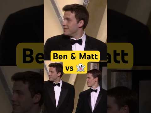 Ben Affleck & Matt Damon's First #Oscars Presentation Is Haunted #shorts