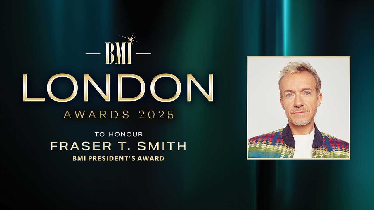 2025 BMI London Awards Honoring Fraser T. Smith
