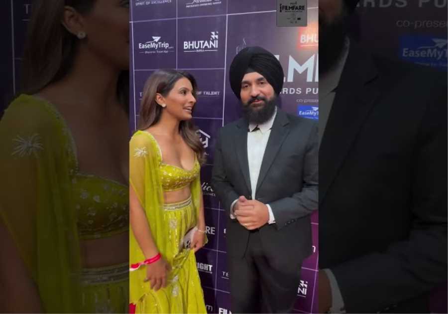 GeetaBasra and RajKundra are super stoked for the Filmfare Awards Punjabi 2025 