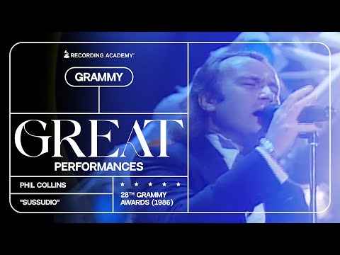 Phil Collins Delivers A Celebratory Rendition Of Sussudio In 1986 | GRAMMY Great Performances