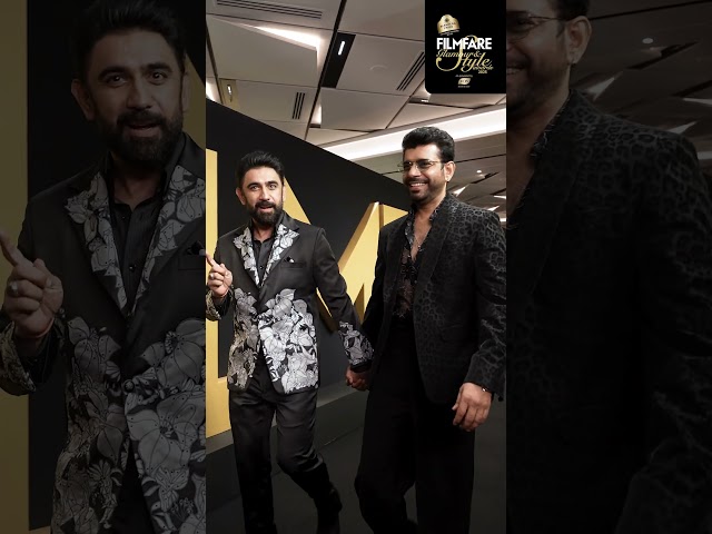 Vineet Kumar Singh and Amit Sadh own the red carpet at the Filmfare Glamour and Style Awards. 