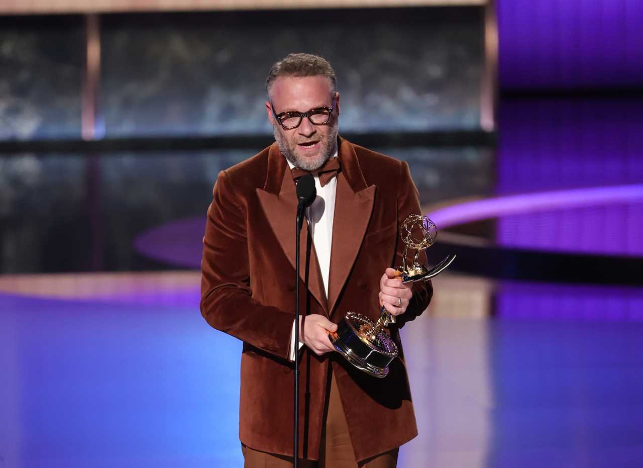 Seth Rogen Jokes About Emmy Wins as 'The Studio' Nabs Best Comedy Series