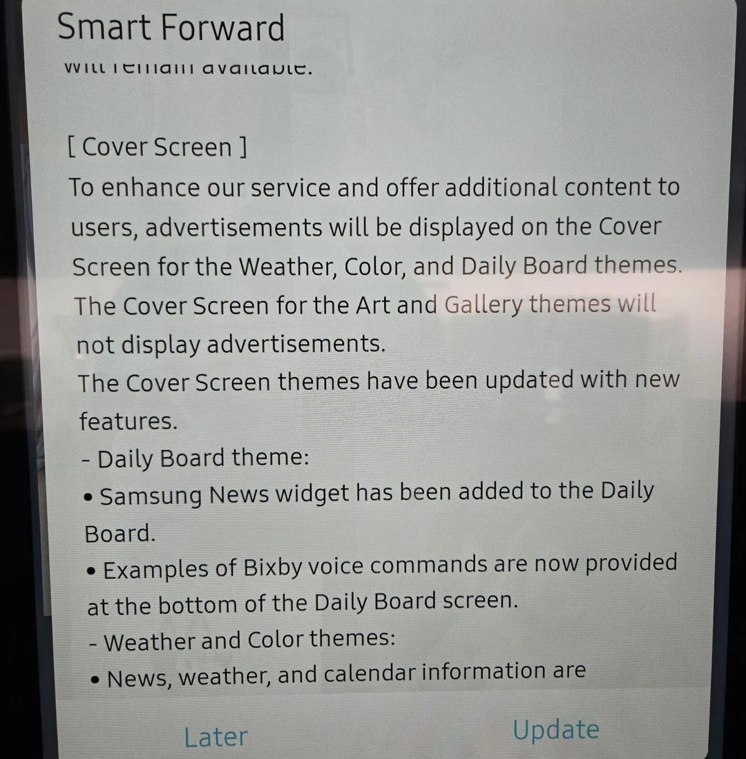 Samsung Rolls Out Ads to Family Hub Fridges