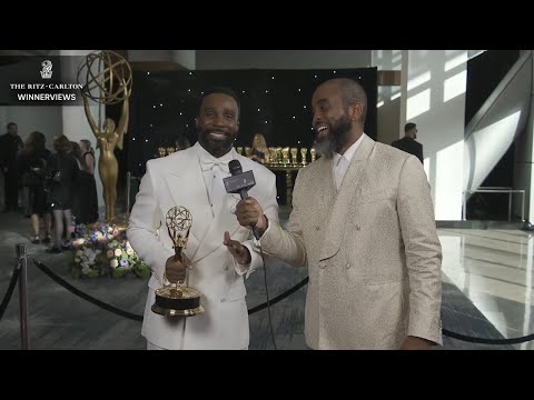 Tramell Tillman 77th Emmy Awards Winnerview