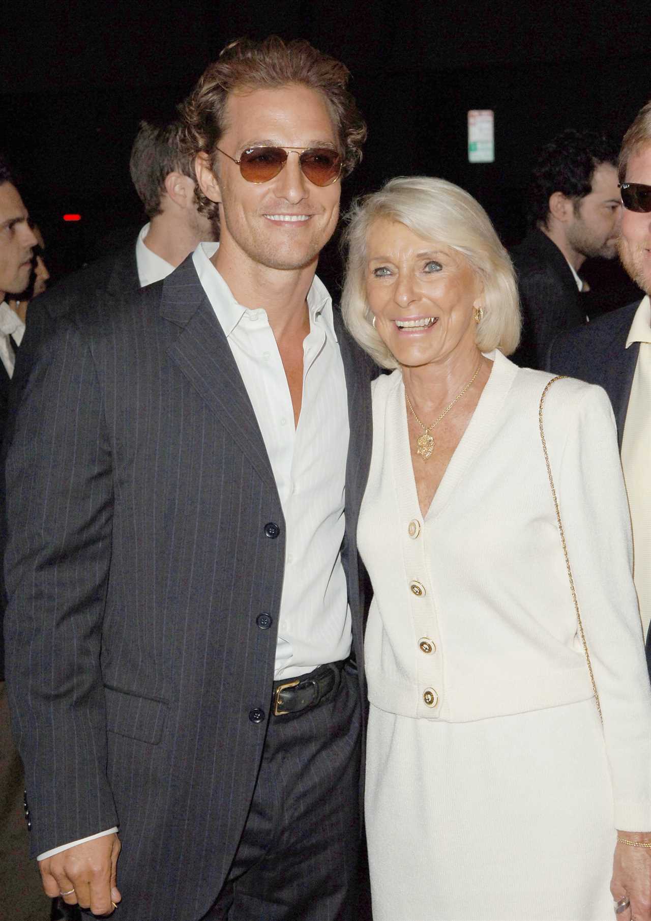 Matthew McConaughey and mom (Photo by Jon Kopaloff/FilmMagic)