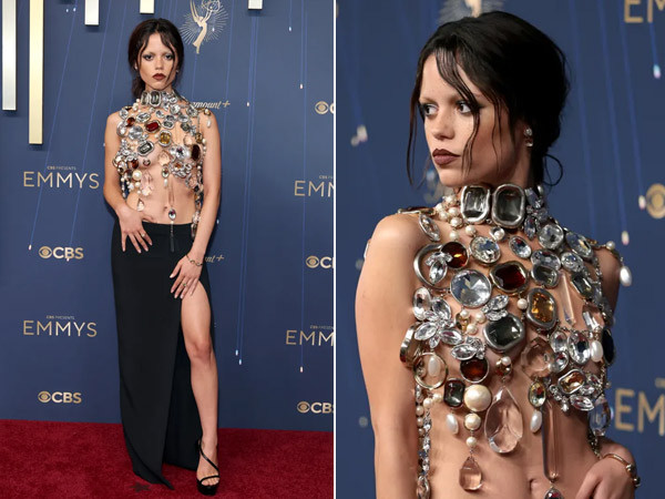 VIRAL: Wednesday Star Jenna Ortega Just Turned The Emmys 2025 Red Carpet Into a Jewel Heist 