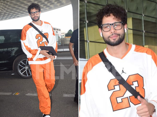Photos: Siddhant Chaturvedi Leaves For The 70th Hyundai Filmfare Awards 2025 With Gujarat Tourism 