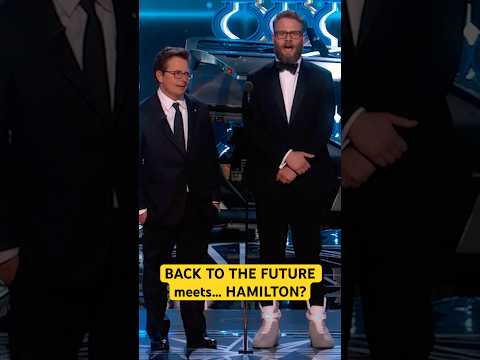 Michael J. Fox & Seth Rogen Mash-Up 'Back to the Future' with 'Hamilton' at the 89th #Oscars #short