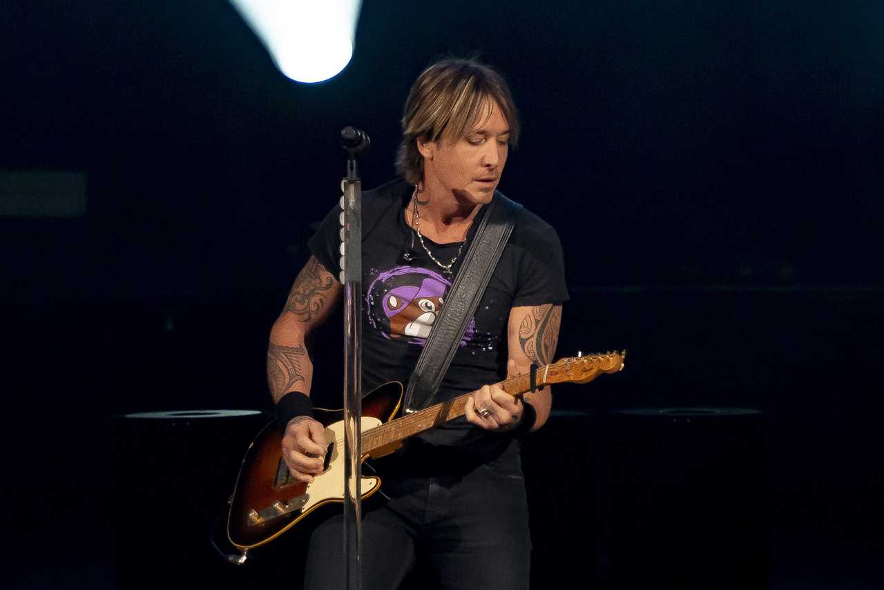 Keith Urban spotted for the first time since Nicole Kidman filed for divorce as he prepares to play to thousands