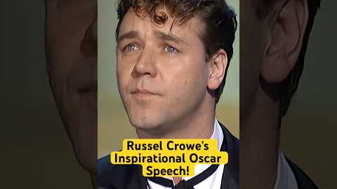 Russell Crowe’s Inspirational Oscar Speech for 'Gladiator' at the 73rd #oscars  #shorts