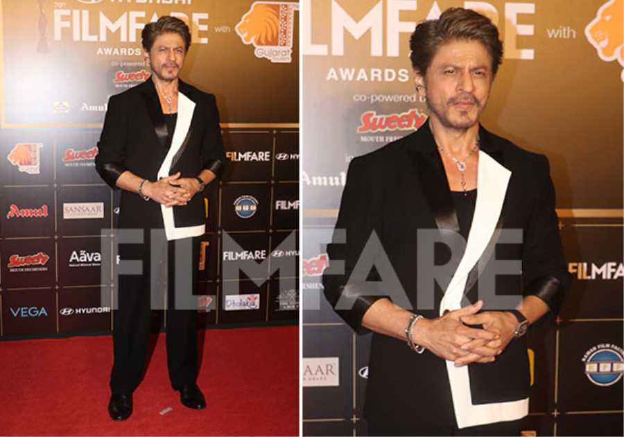 Shah Rukh Khan Arrives at The 70th Hyundai Filmfare Awards 2025 With Gujarat Tourism in Style 
