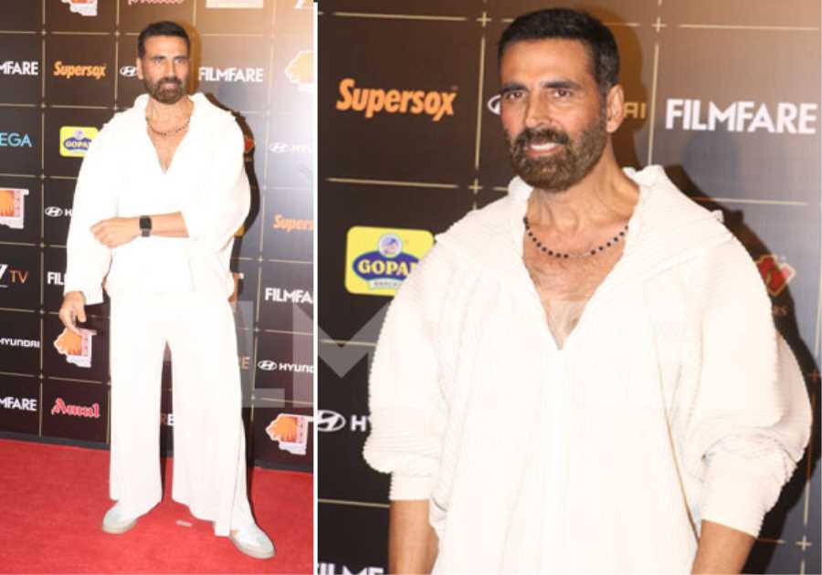 70th Hyundai Filmfare Awards 2025 With Gujarat Tourism: Akshay Kumar Makes A Stylish Red Carpet Entry 