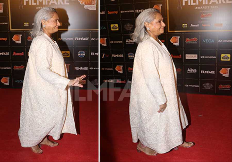 70th Hyundai Filmfare Awards 2025 With Gujarat Tourism: Jaya Bachchan Arrives at The Red Carpet 