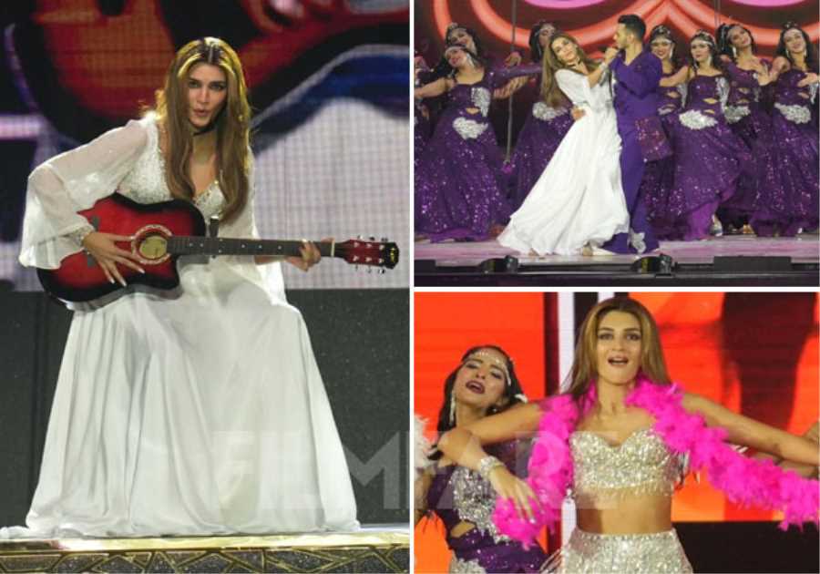 Pictures: Kriti Sanon Recreates Zeenat Aman�s Classics at The 70th Hyundai Filmfare Awards 2025