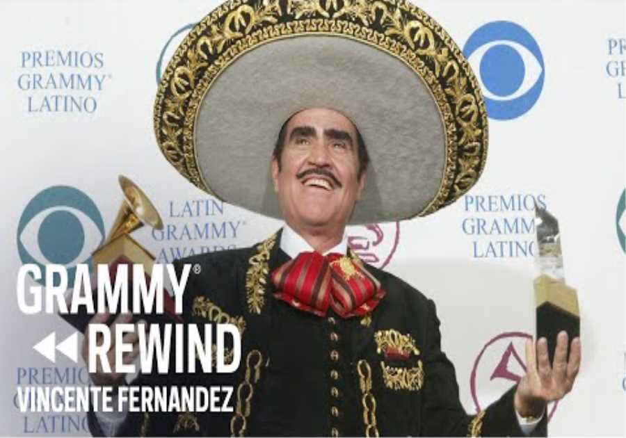 Vicente Fernández Pays Tribute To His Community At The 2002 Latin GRAMMYs | GRAMMY Rewind