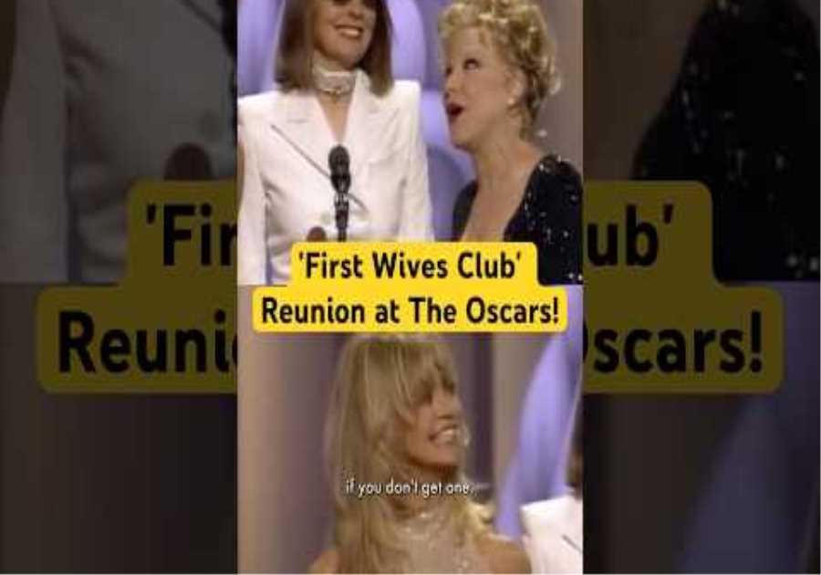 Diane Keaton, Bette Midler & Goldie Hawn Reunite for 'The First Wives Club' at the 69th #Oscars