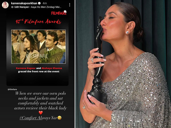 Kareena Kapoor Khan Takes a Stylish Trip Down Memory Lane With Throwback to 42nd Filmfare Awards 