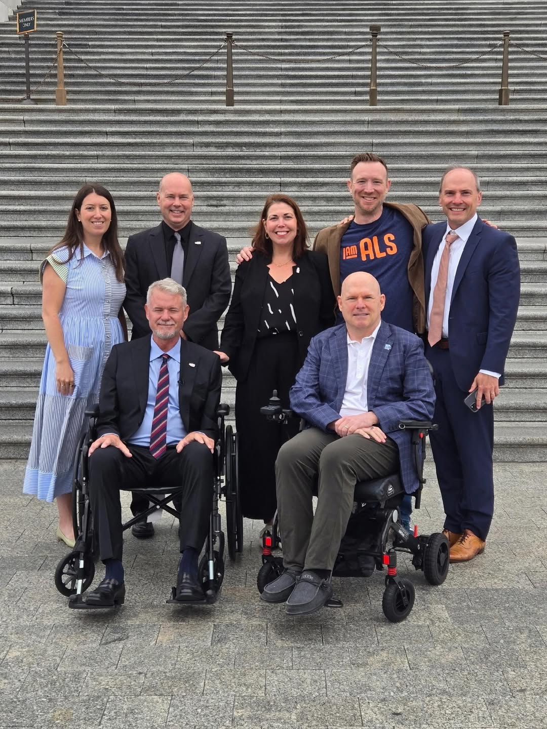 Mr. Dane Goes to Washington! We're on Capitol Hill with @realericdane advocating for the crucial reauthorization of ACT for ALS.