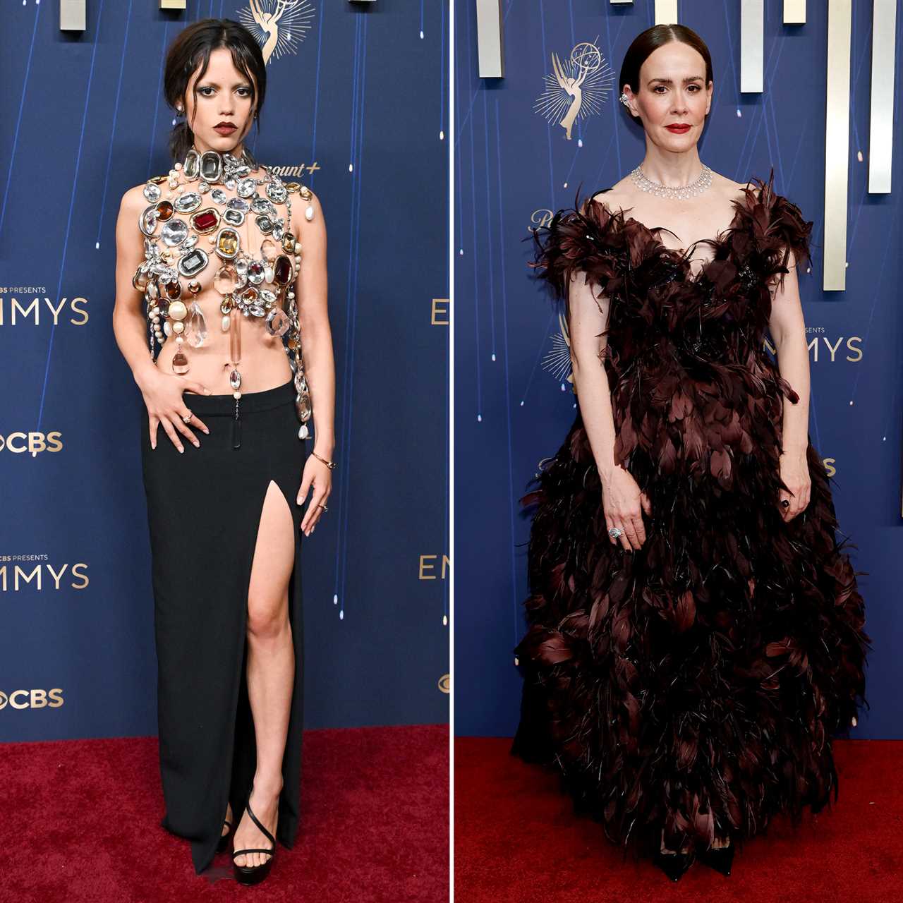 Melissa Rivers Breaks Down 2025 Emmys Best Dressed and Who Missed the Style Mark Jenna Ortega_Sarah Paulson 2234984836 2235450430