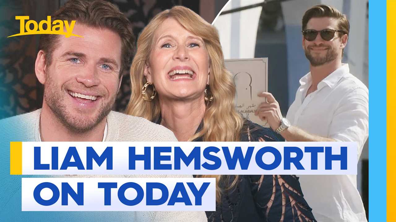 Laura Dern and Liam Hemsworth catch up with Today