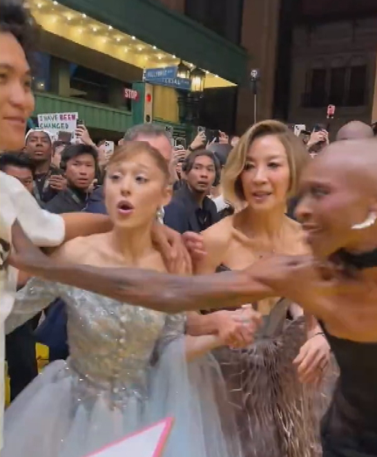 Man who rushed Ariana Grande at Wicked red carpet sentenced to nine days in jail