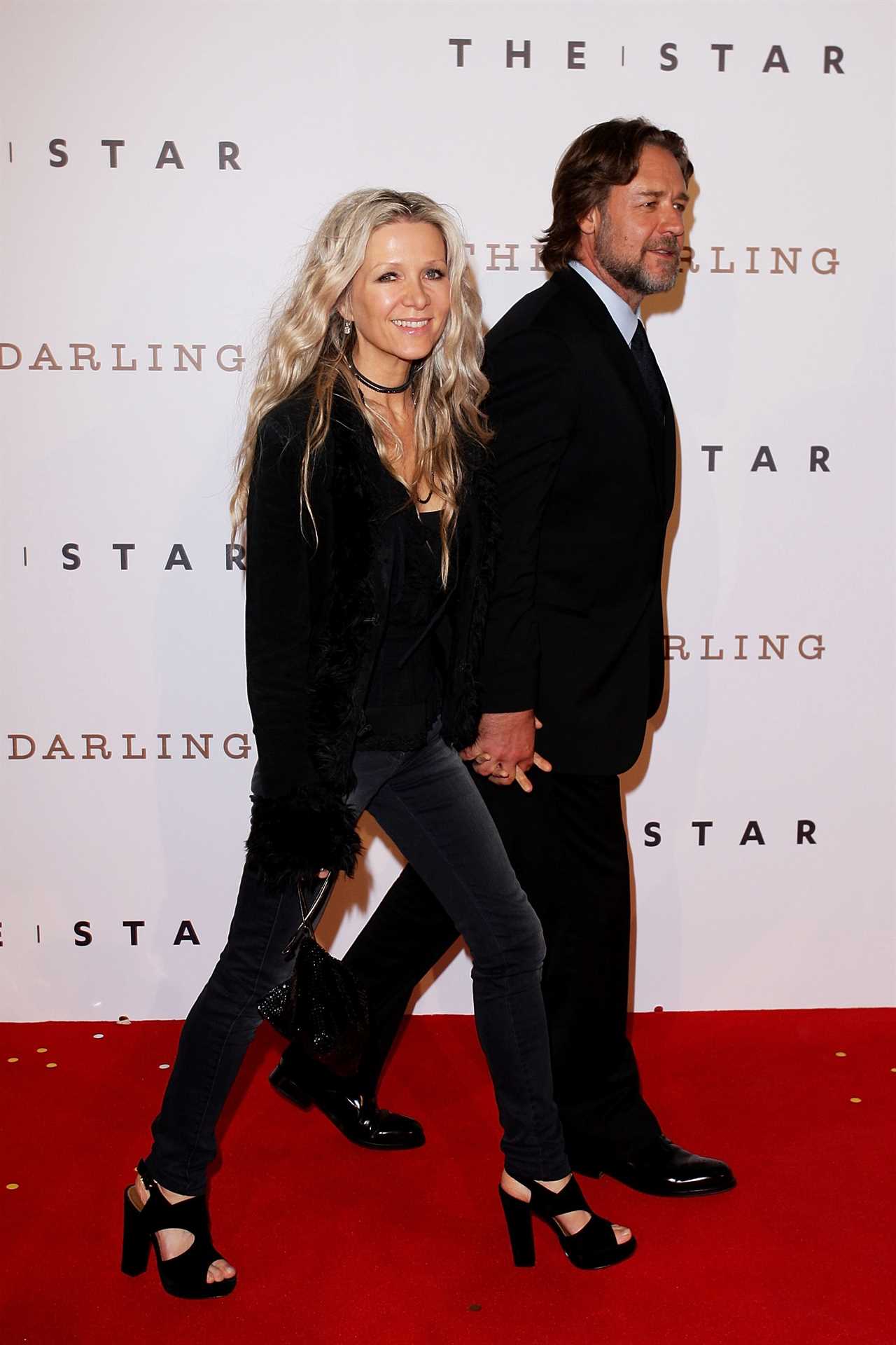 Russell Crowe Danielle Spencer on October 25, 2011 in Sydney, Australia.