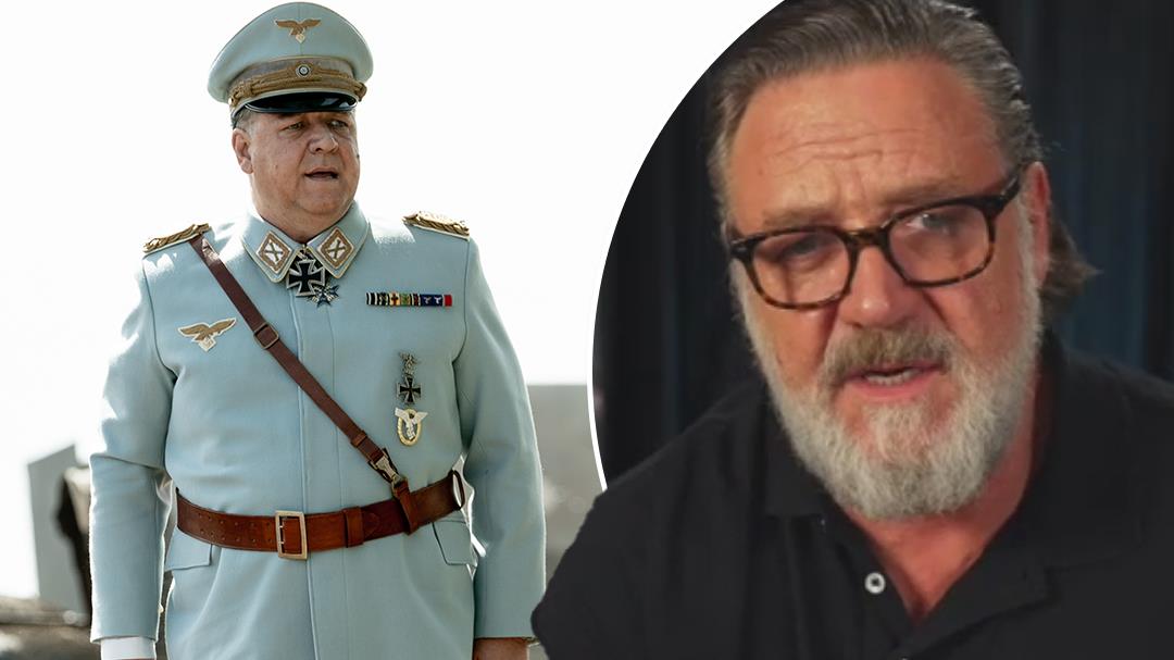 Russell Crowe chats new movie Nuremberg