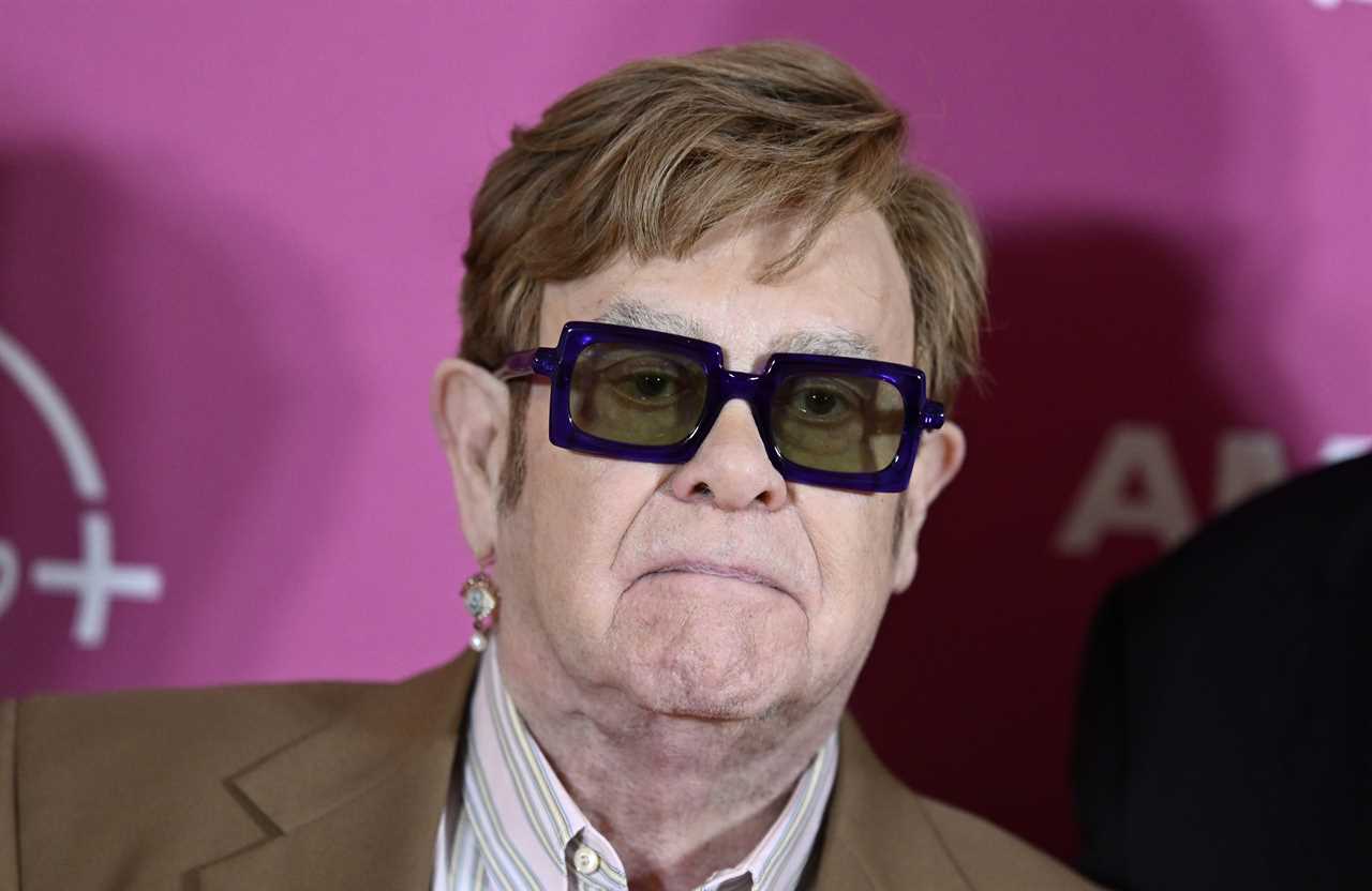 Elton John 'devastated' he can't 'see, watch or read anything' after losing eyesight