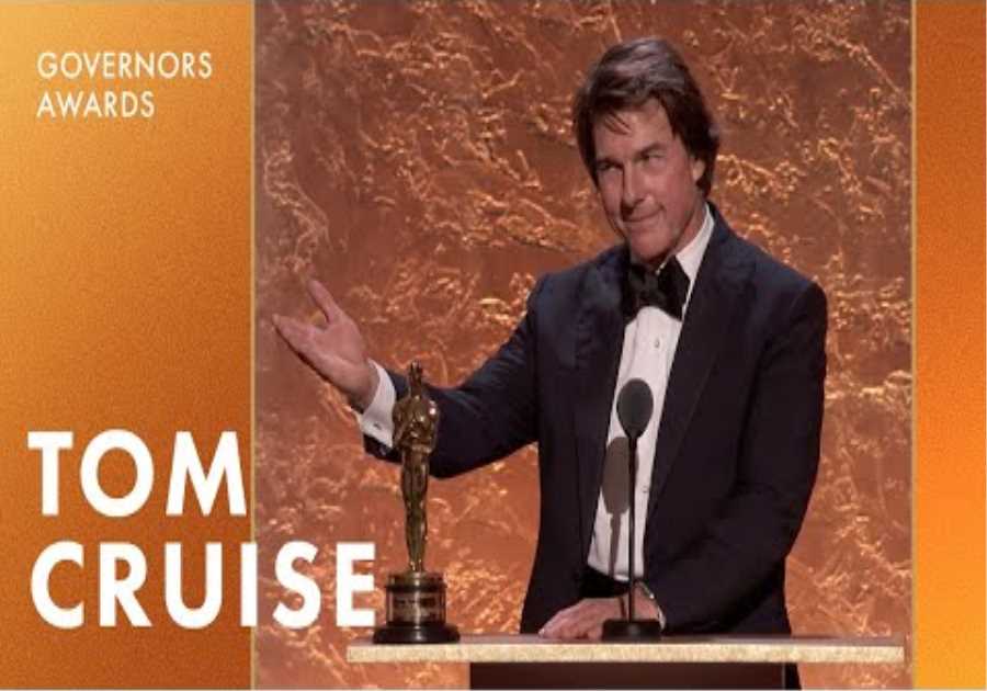 Tom Cruise Receives an Honorary Oscar Award | The 16th Governors Awards Presented By @ROLEX