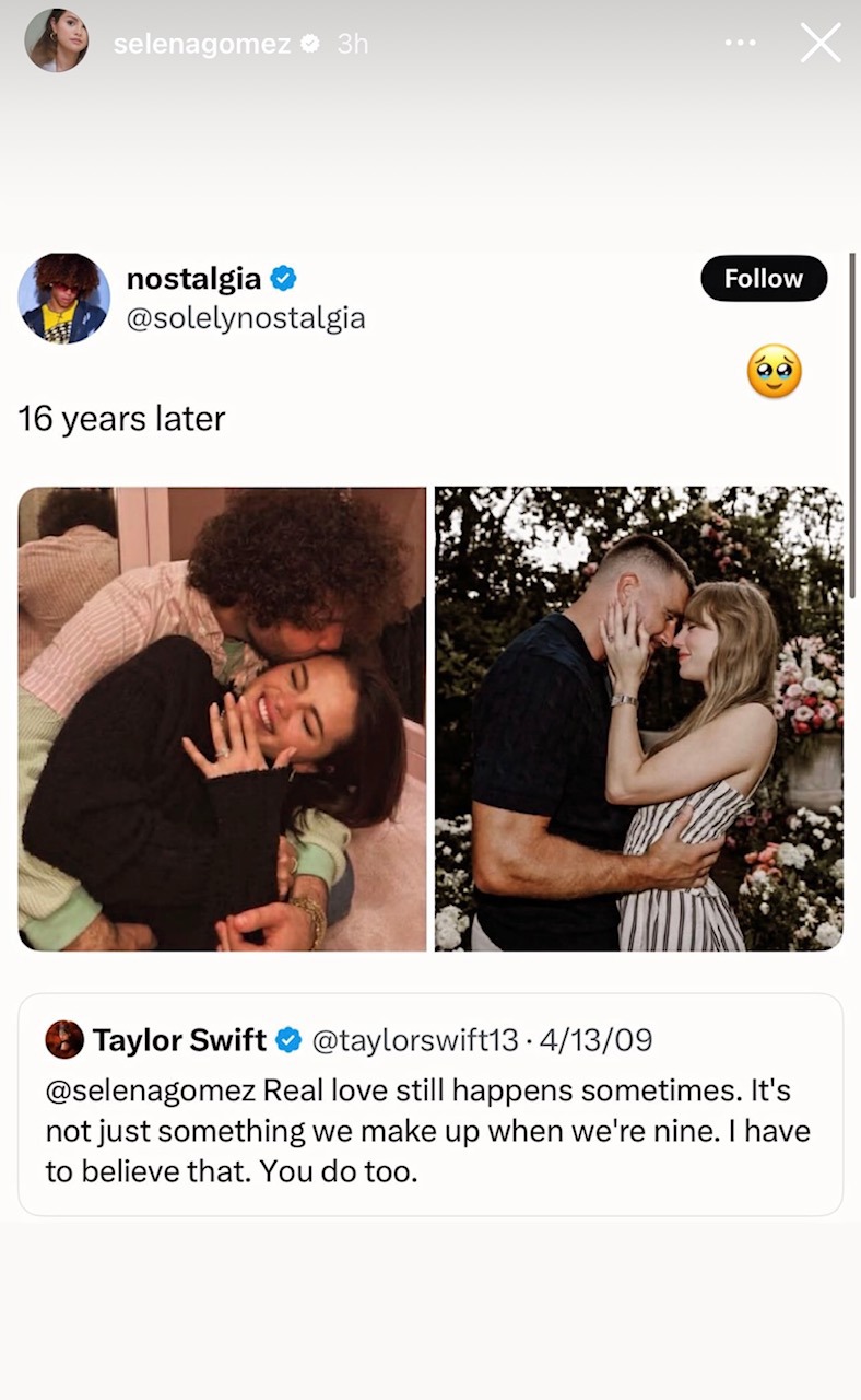 Selena Gomez, Taylor Swift.