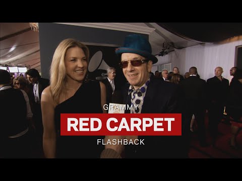 Elvis Costello, Diana Krall Reflect On Whitney Houston At 2012 GRAMMYS | GRAMMY Red Carpet Flashback