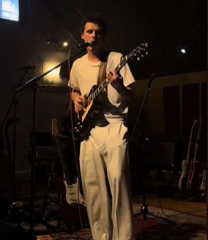 Cruz Beckham performing