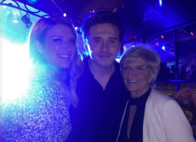 brookyln beckham birthday tribute to nanny