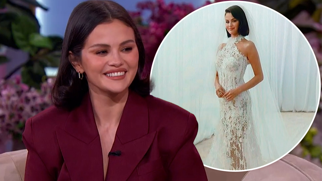 Selena Gomez talks about her three wedding looks