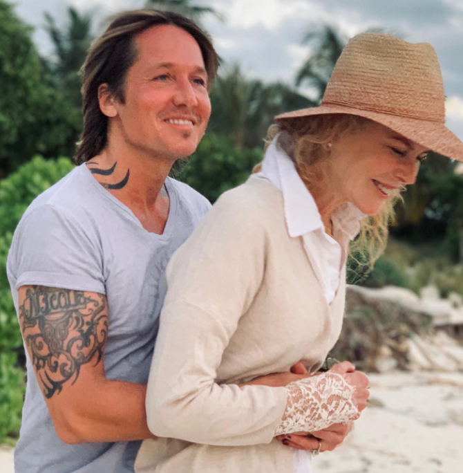 Keith Urban and Nicole Kidman. 