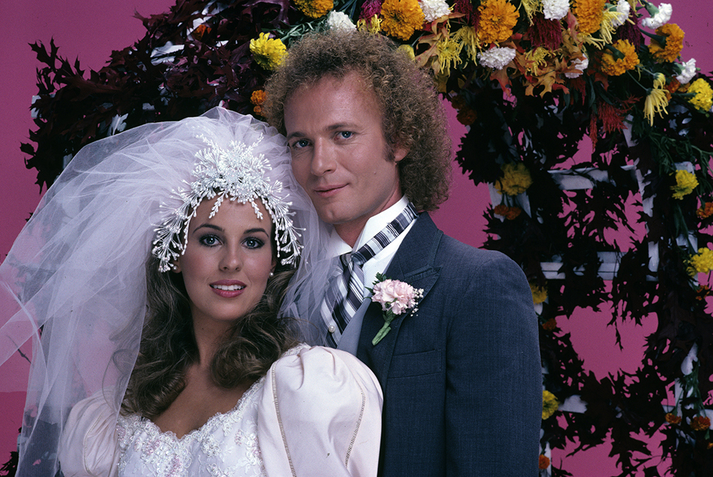 GENERAL HOSPITAL - Luke and Laura's wedding - 11/16/81 Laura (Genie Francis) and Luke (Anthony Geary) put their turbulent past behind them and married on the grounds of the Port Charles mayor's mansion, on Monday, Nov. 16 and Tuesday, Nov. 17, 1981, when ABC Daytime invited the world to tune in to the daytime wedding of the decade, on "General Hospital". The long-awaited nuptials, plus guest star Elizabeth Taylor, served up the highest ratings in soap opera history.    GH81 (ABC/BOB D'AMICO) GEN