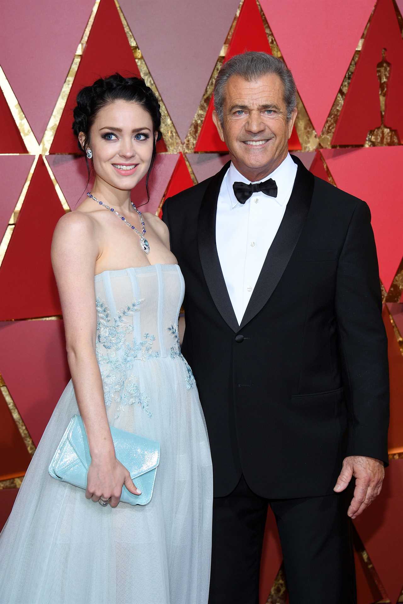 Mel Gibson and Rosalind Ross at the 89th Annual Academy Awards at Hollywood & Highland Center on February 26, 2017 in Hollywood, California.