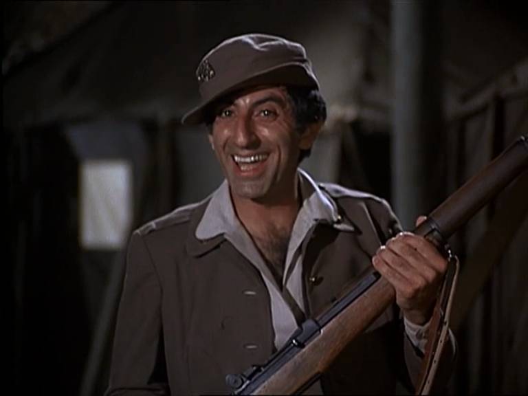 Jamie Farr as Sergeant Maxwell Q. Klinger: Then