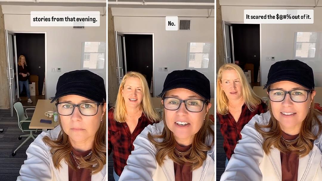 Jenna Fischer shares fun video scaring The Office co-star Angela Kinsey