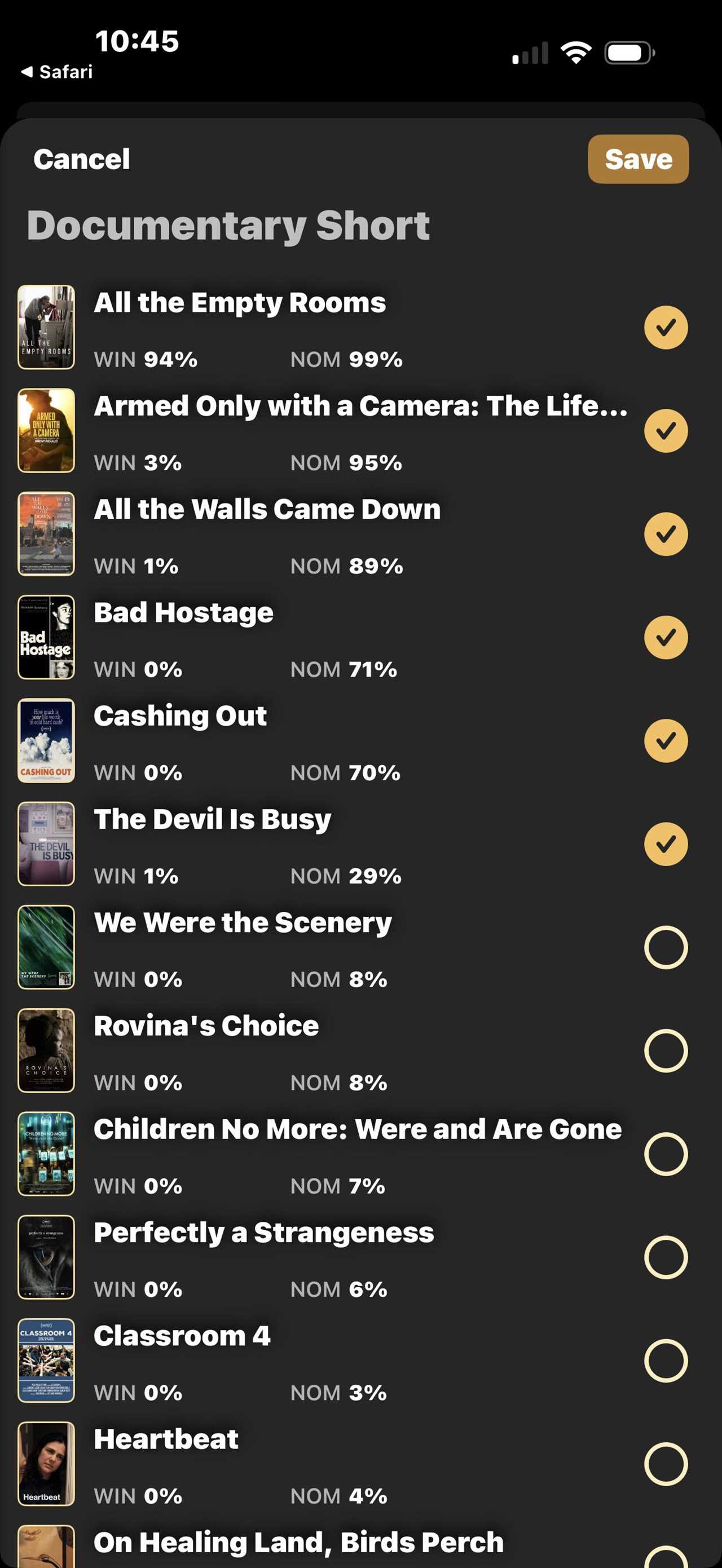 2026 Oscar Predictions: Predicting The Pesky Shorts