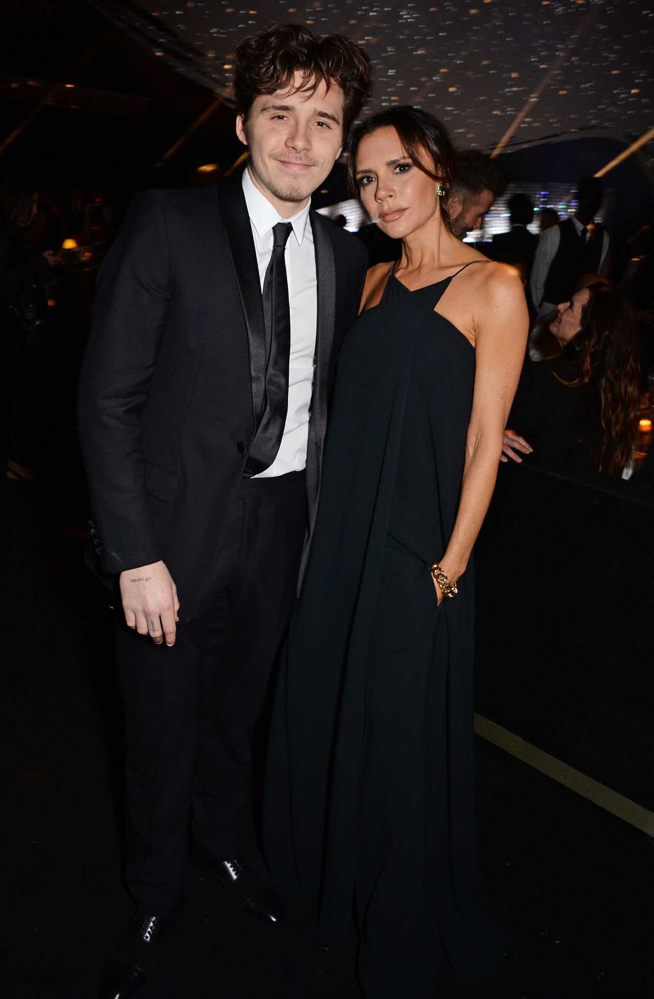 Brooklyn Beckham and Victoria Beckham