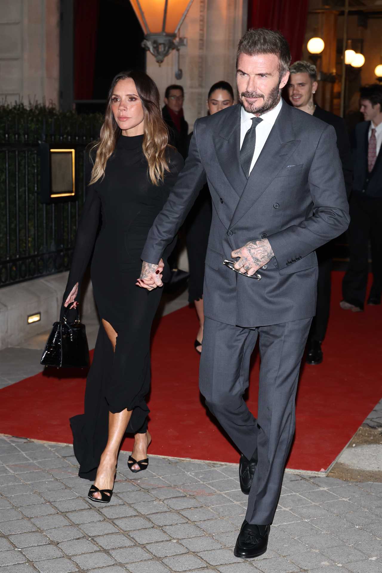 David Beckham and Victoria Beckham.