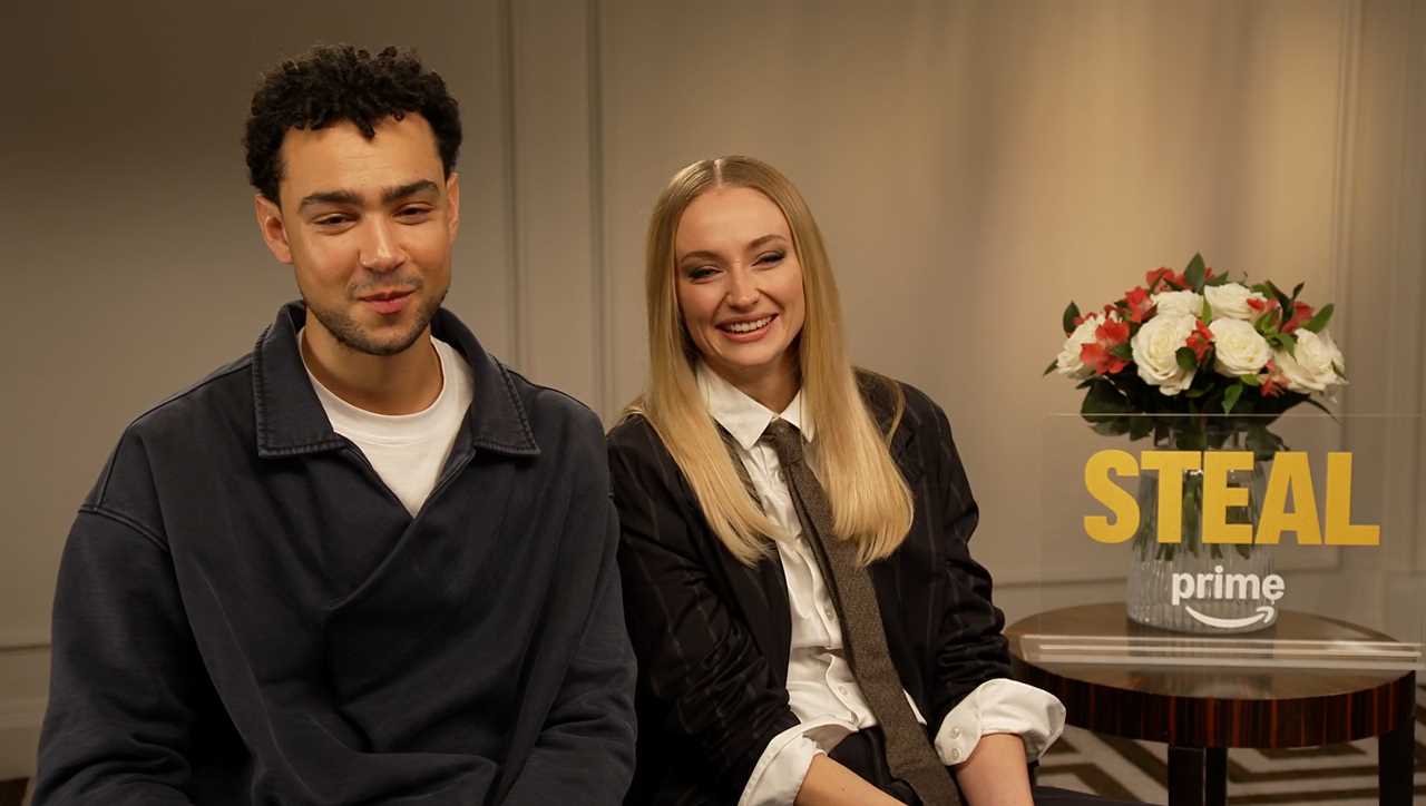 'I got to let out my inner mess': Sophie Turner and Archie Madekwe's new thriller Steal is more than it seems